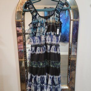 Lapis Multi Print Casual Dress